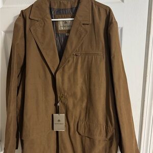 Rainforest Men's Tan Trench Coat